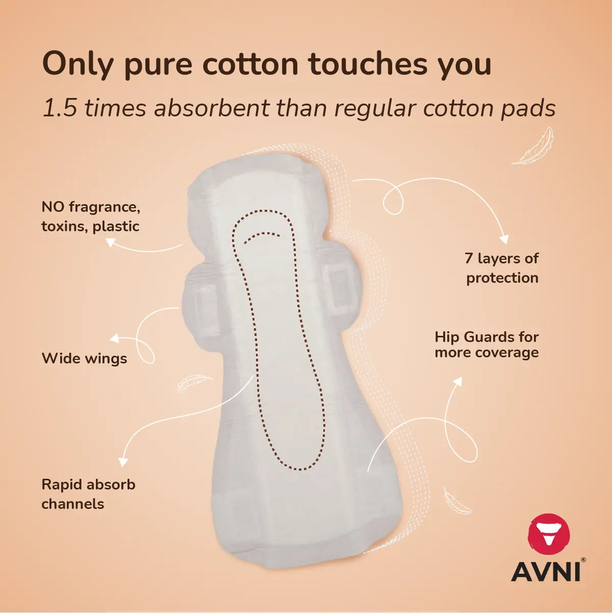 organic cotton sanitary pads