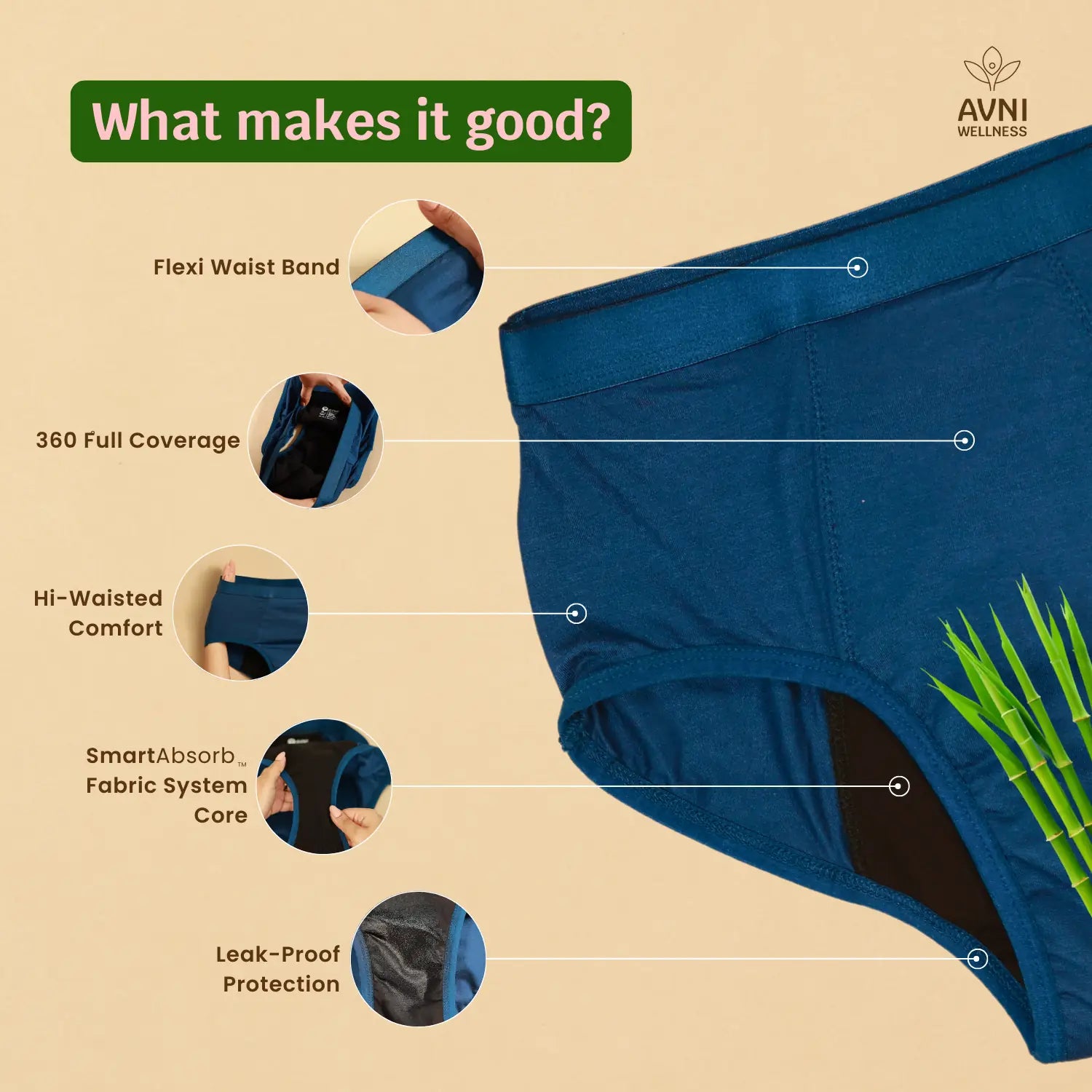 high absorbent period panty