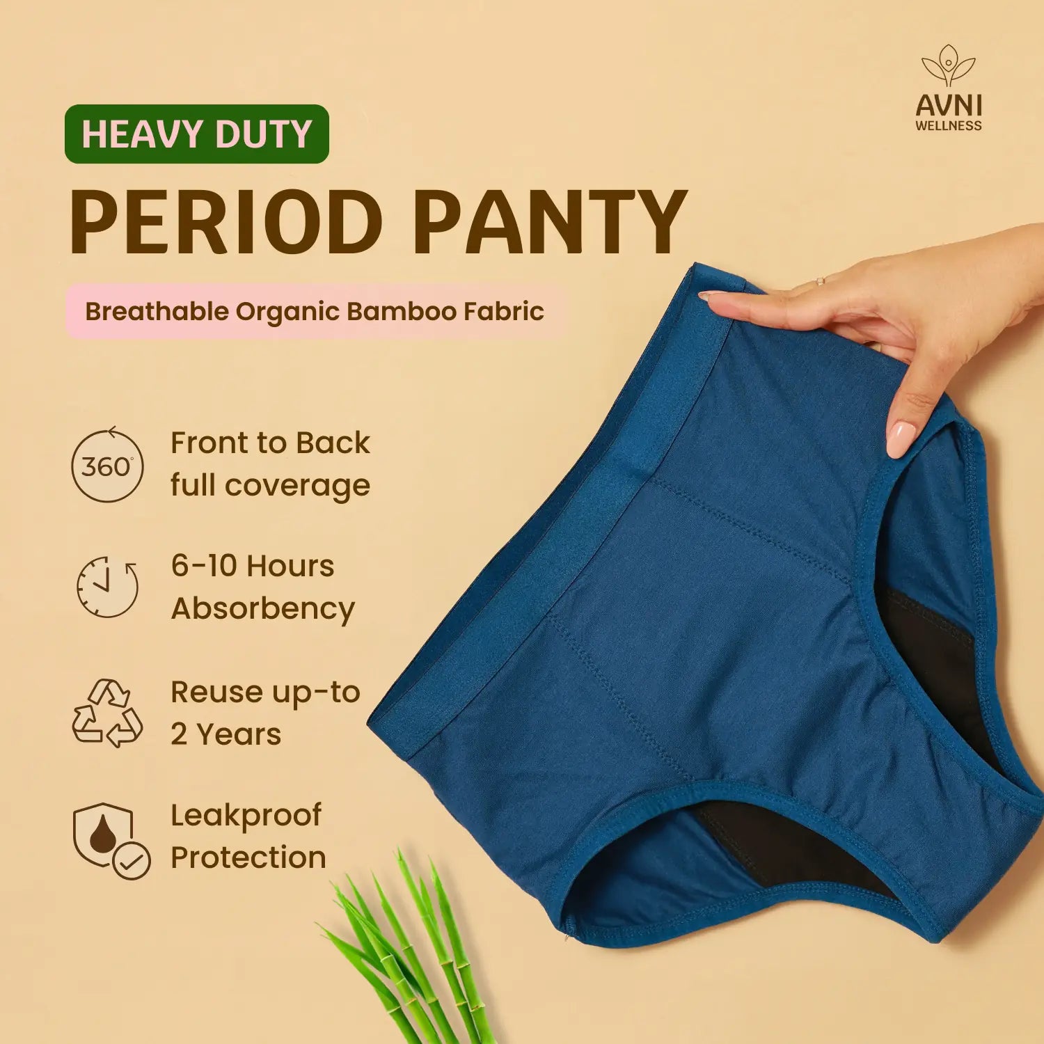 bamboo period panty