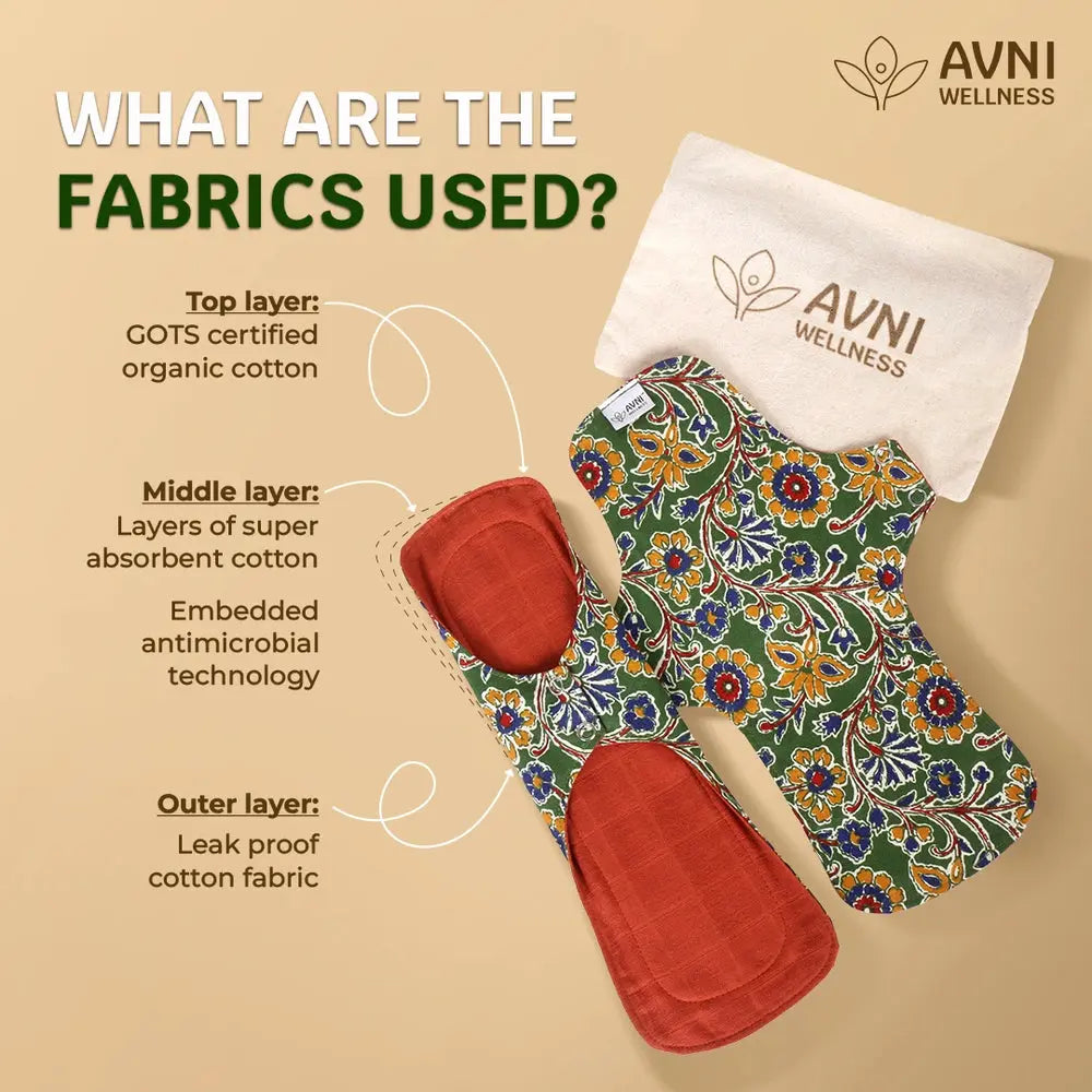 stain free cloth sanitary pads
