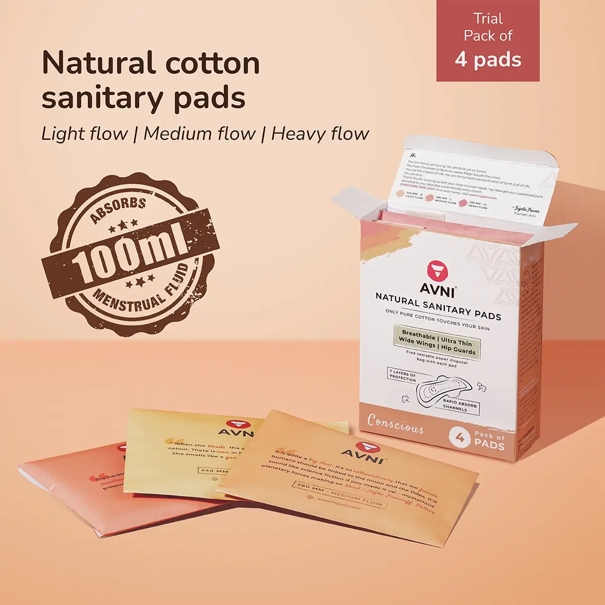 Avni sanitary pads online under 100