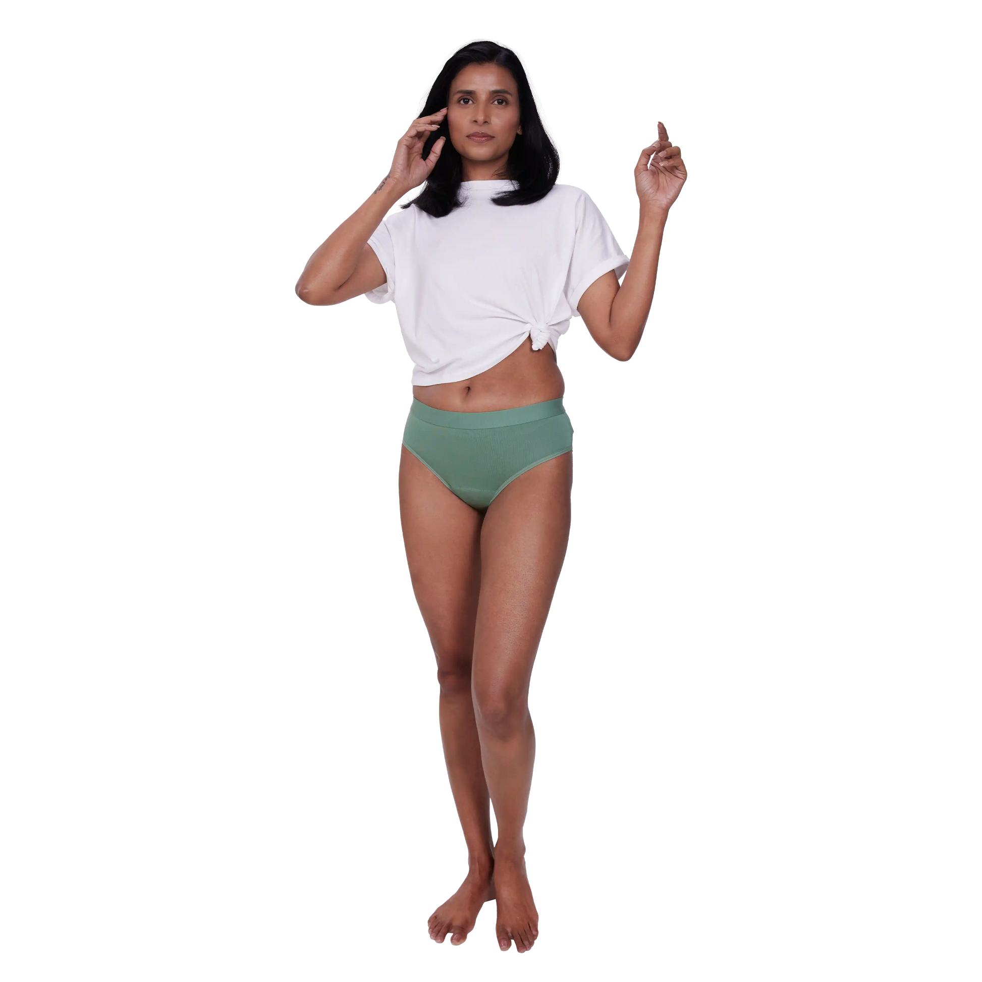 Colorful green Period Panty