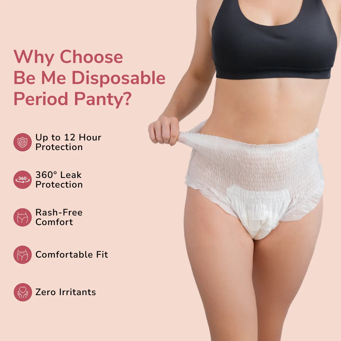 rash-free and leak-free panty