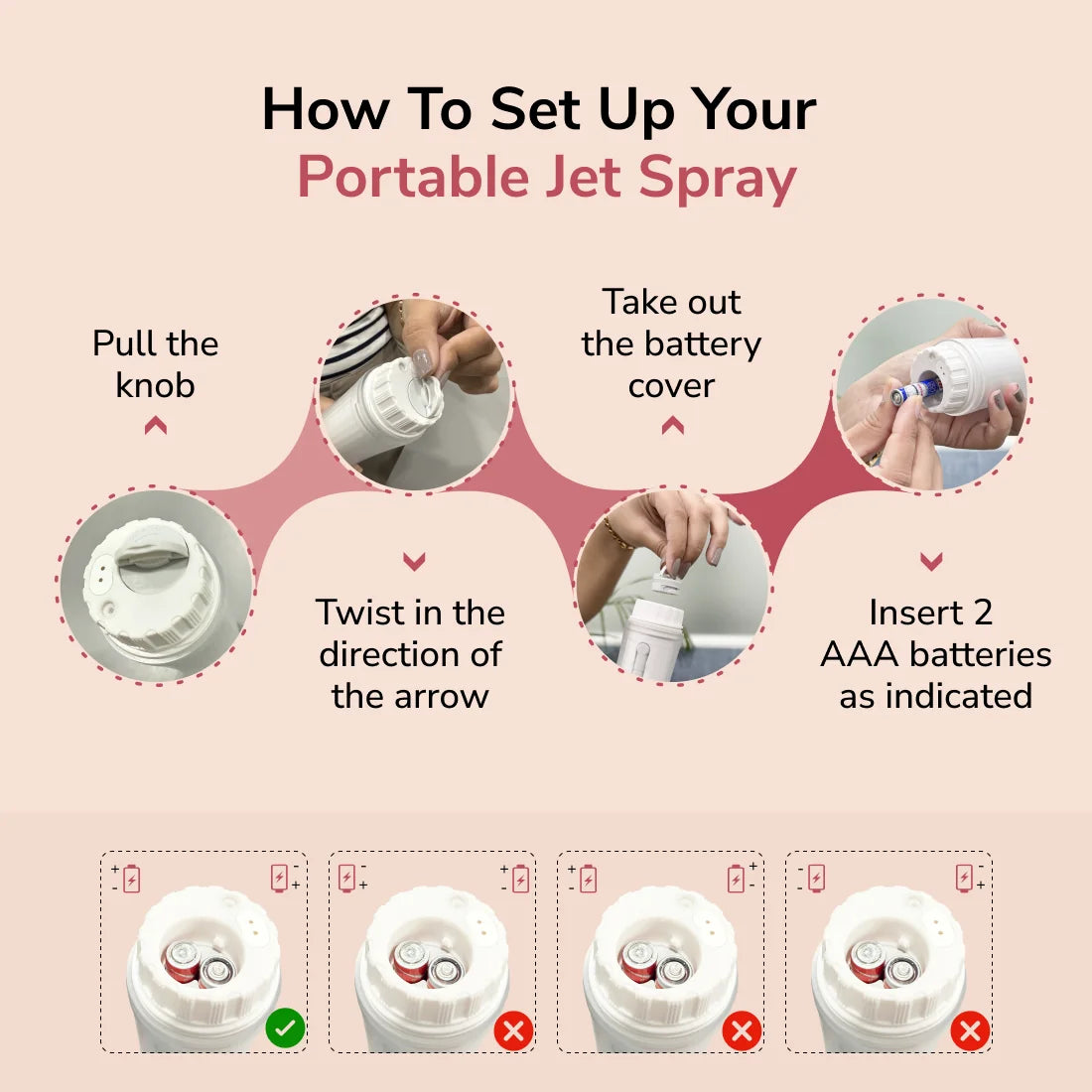 how to use portable jet spray