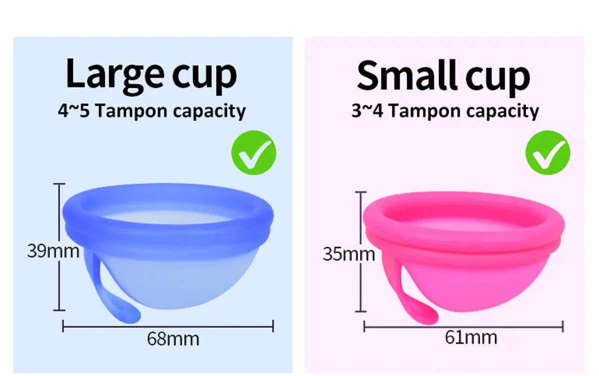 MENSTRUAL DISC SIZE