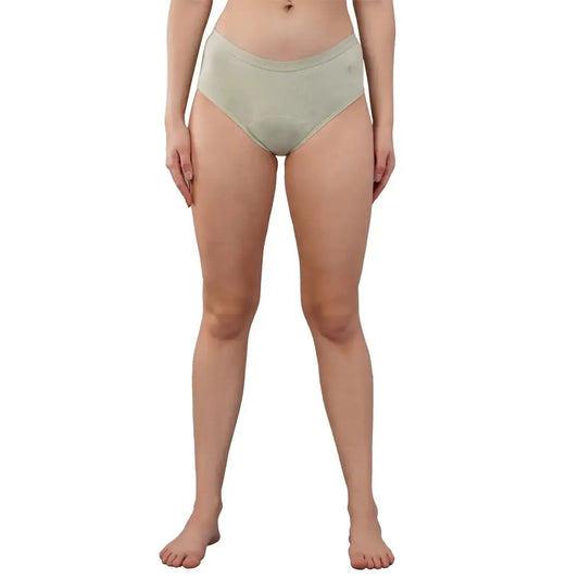 fig green odourfree period panties