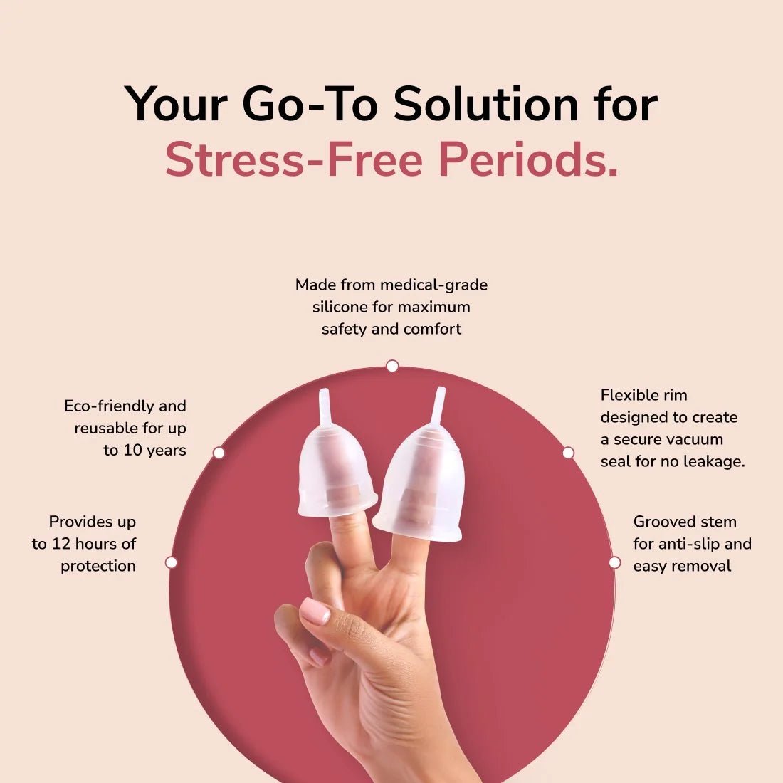 menstrual cup at sustainable stree
