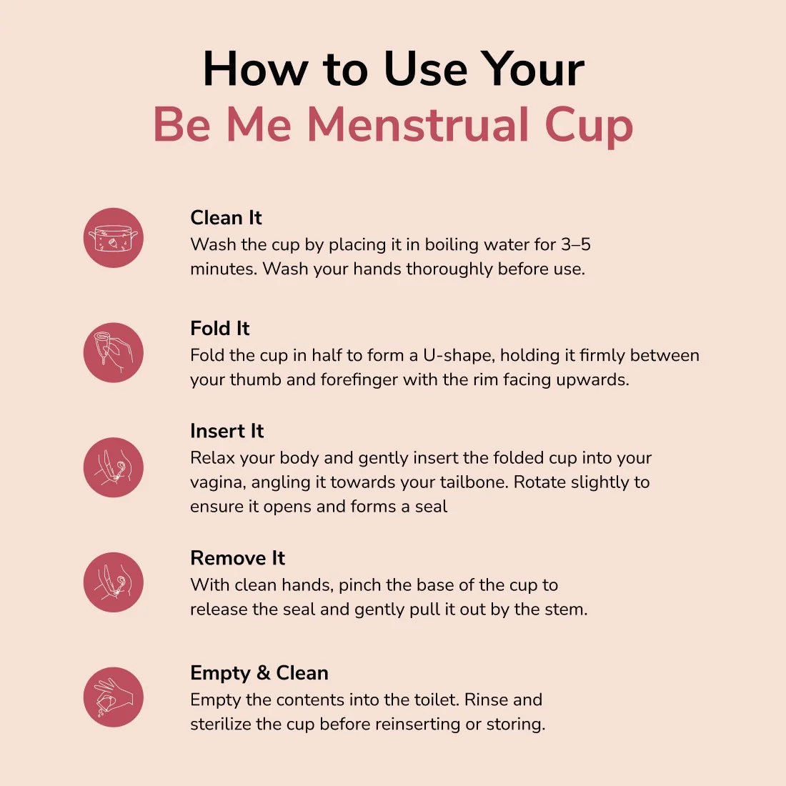 how to use menstrual cup
