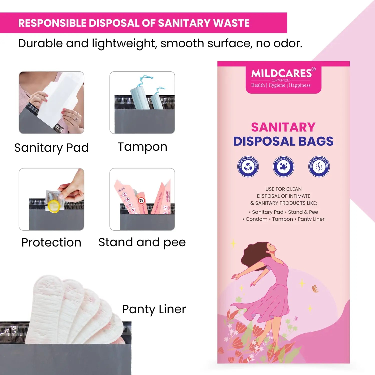 biodegradable sanitary bags