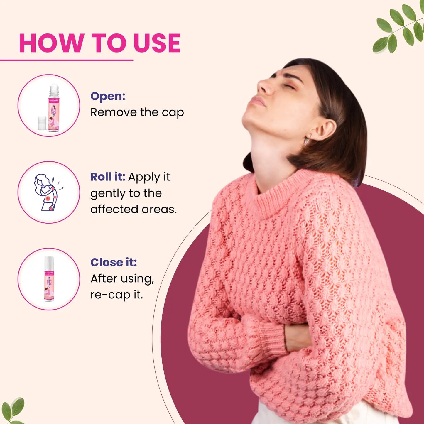 how to use roll on