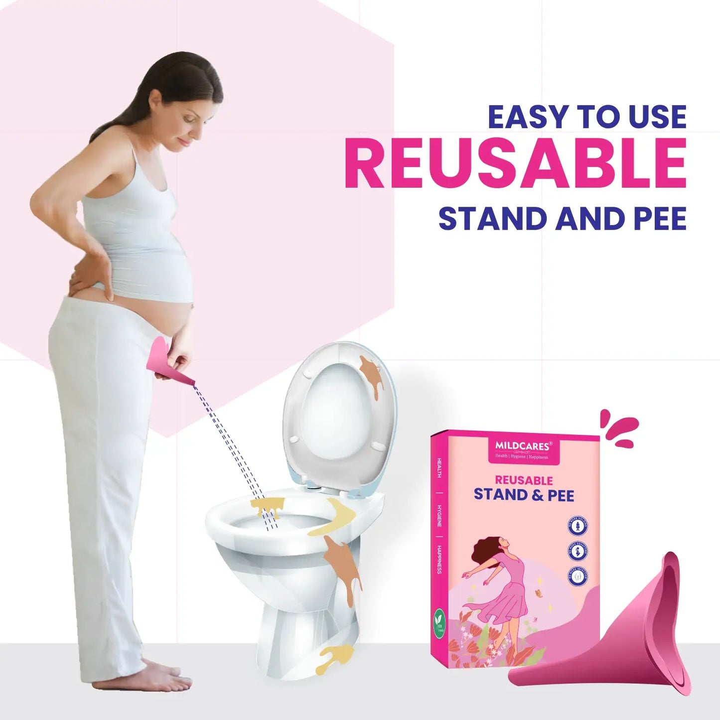 how to pee standing