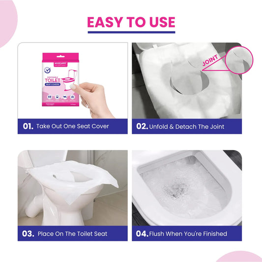 how to use toilet seat covers