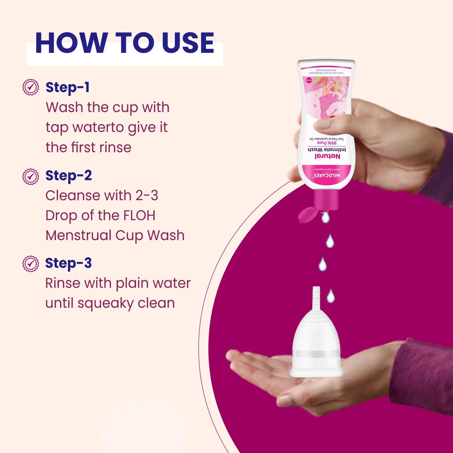 how to wash menstrual cup