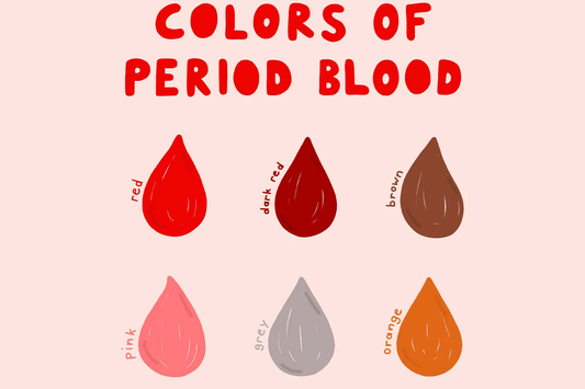 Colors of period blood