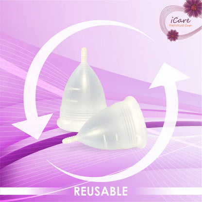 iCare Menstrual Cup (White)