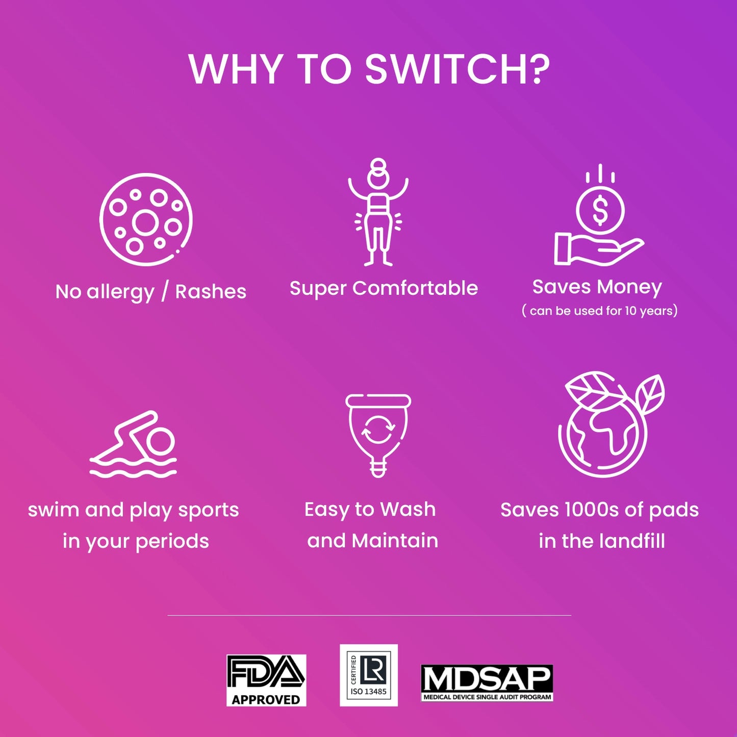 Advantages of Menstrual Cup 