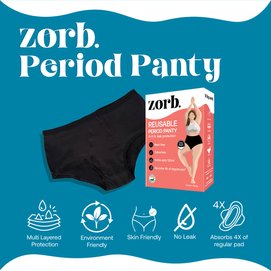 ZORB. Reusable Period Panty (Pack of 2)