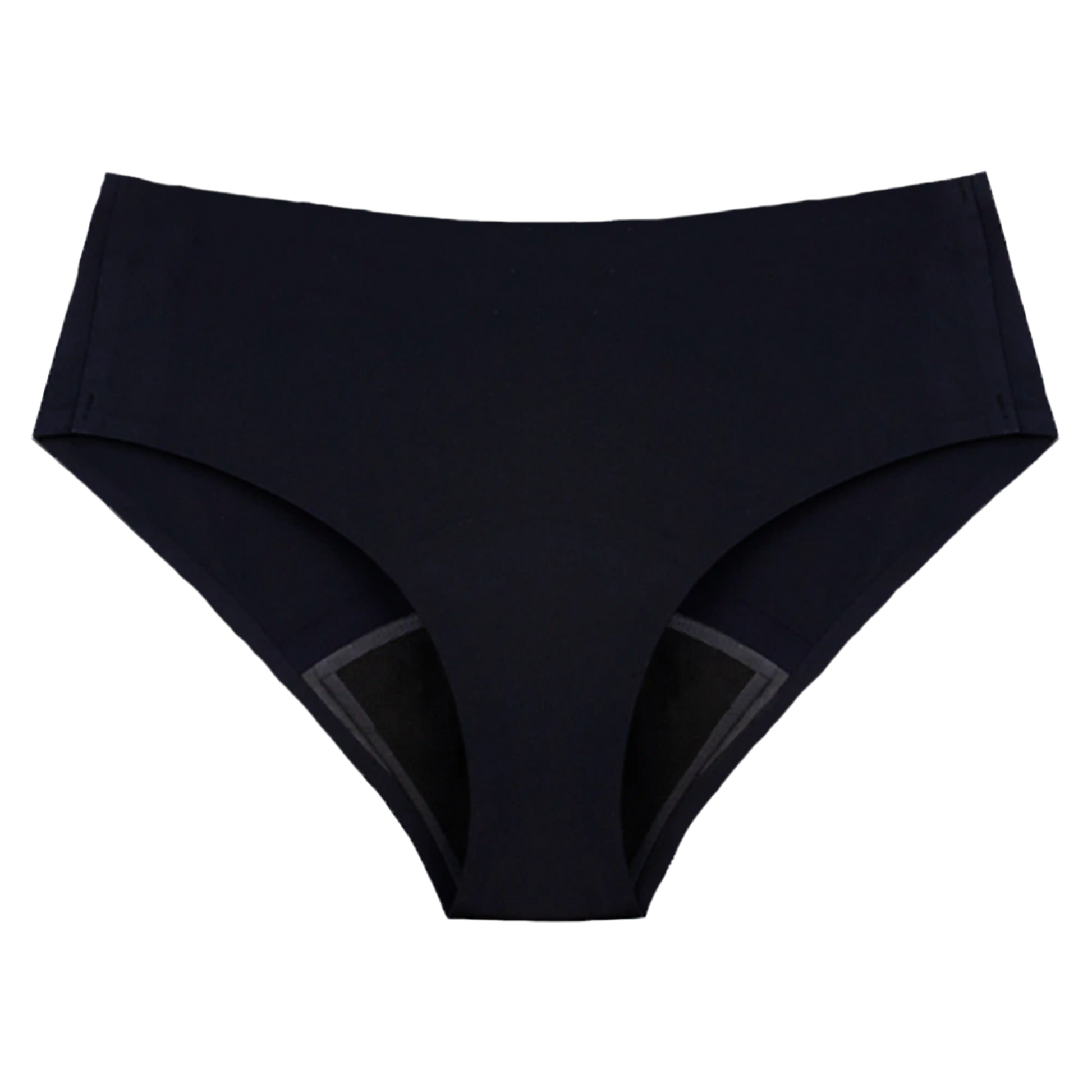 black seamless be me period panty