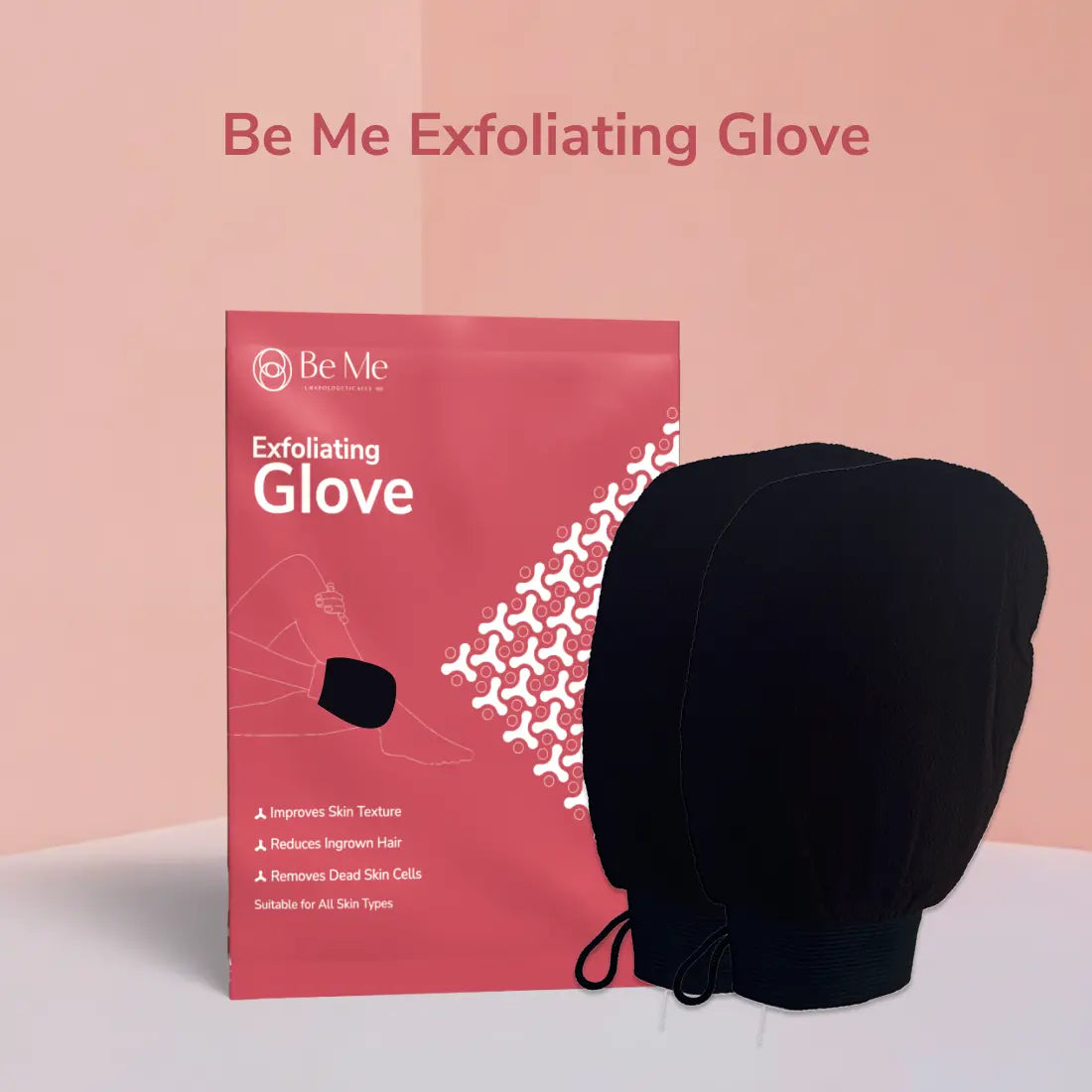 black exfoliating glove