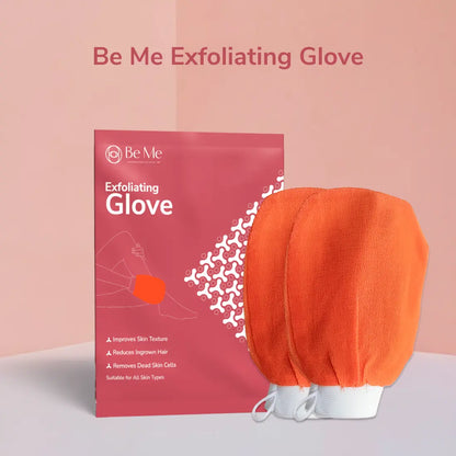 tangerine exfoilating glove