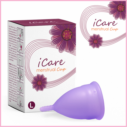 iCare Menstrual Cup Large (Purple)