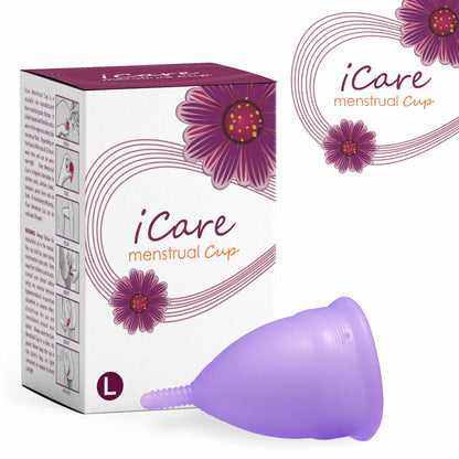 iCare Menstrual Cup Large (Purple)