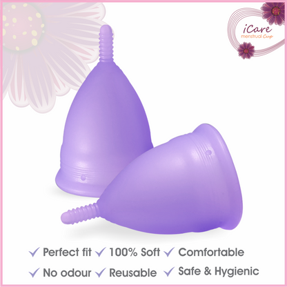 iCare Menstrual Cup Large (Purple)