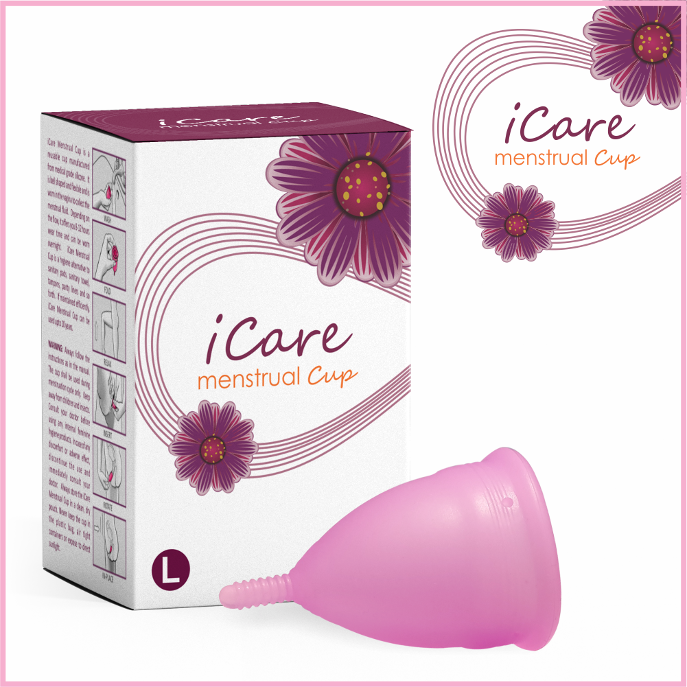 iCare Menstrual Cup Medium (Pink)