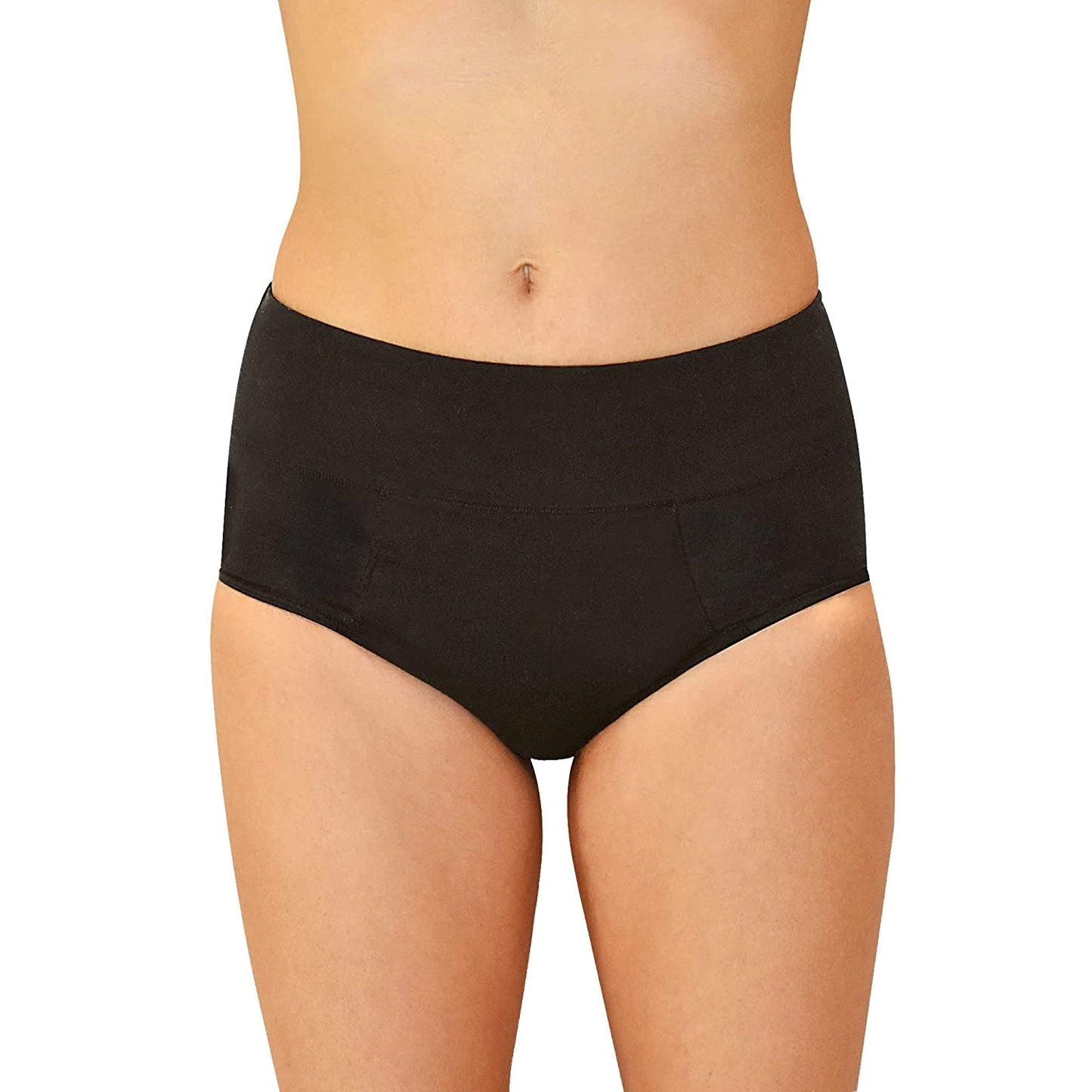 Qnix highcut black period panty