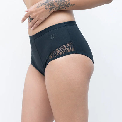 Black Lace Period Panty