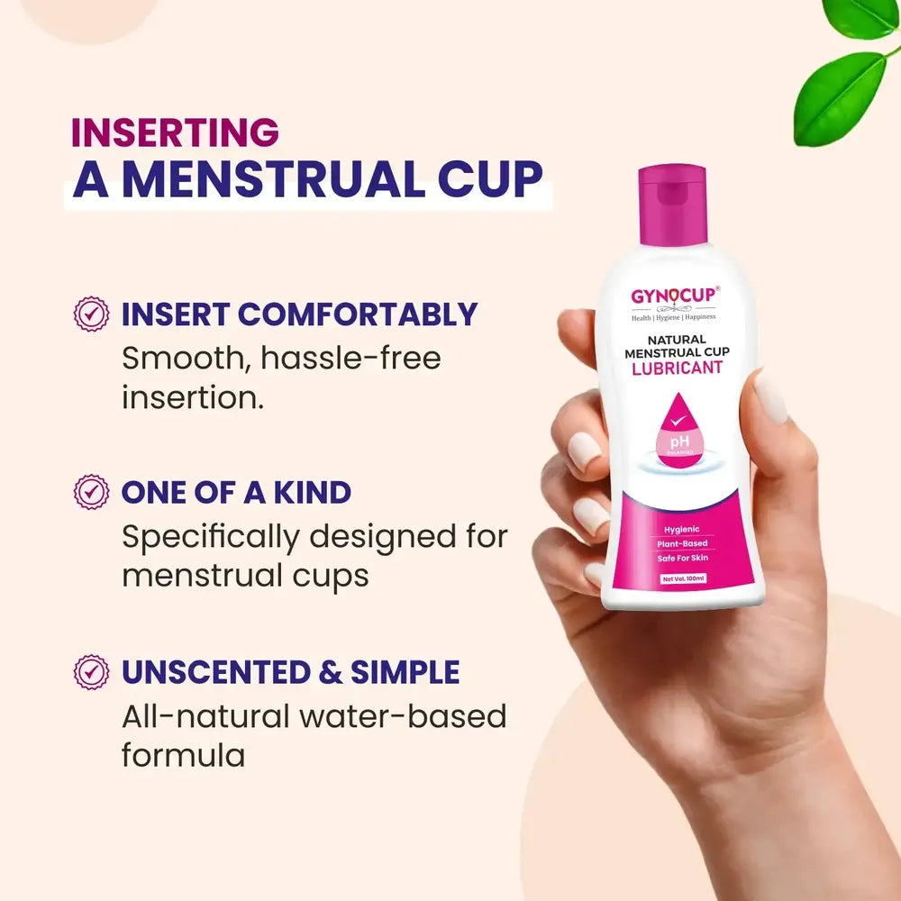 Menstrual Cup Lubricant | Water-based | Chemical-free & Paraben-free Sustainable Stree Menstrual Cup Lubricant | Water-based | Chemical-free & Paraben-free Sustainable Stree